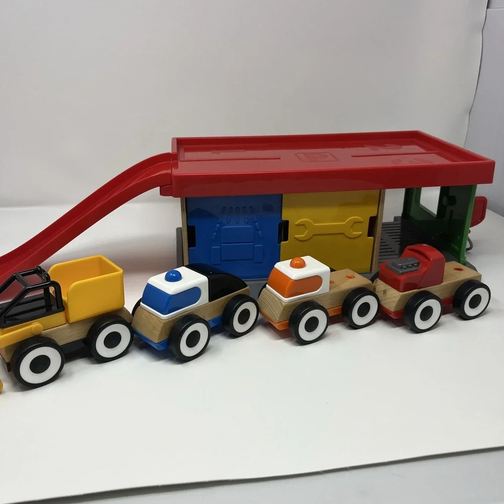IKEA LILLABO Garage‎ With Trucks,  Pre-owned, Discontinued
